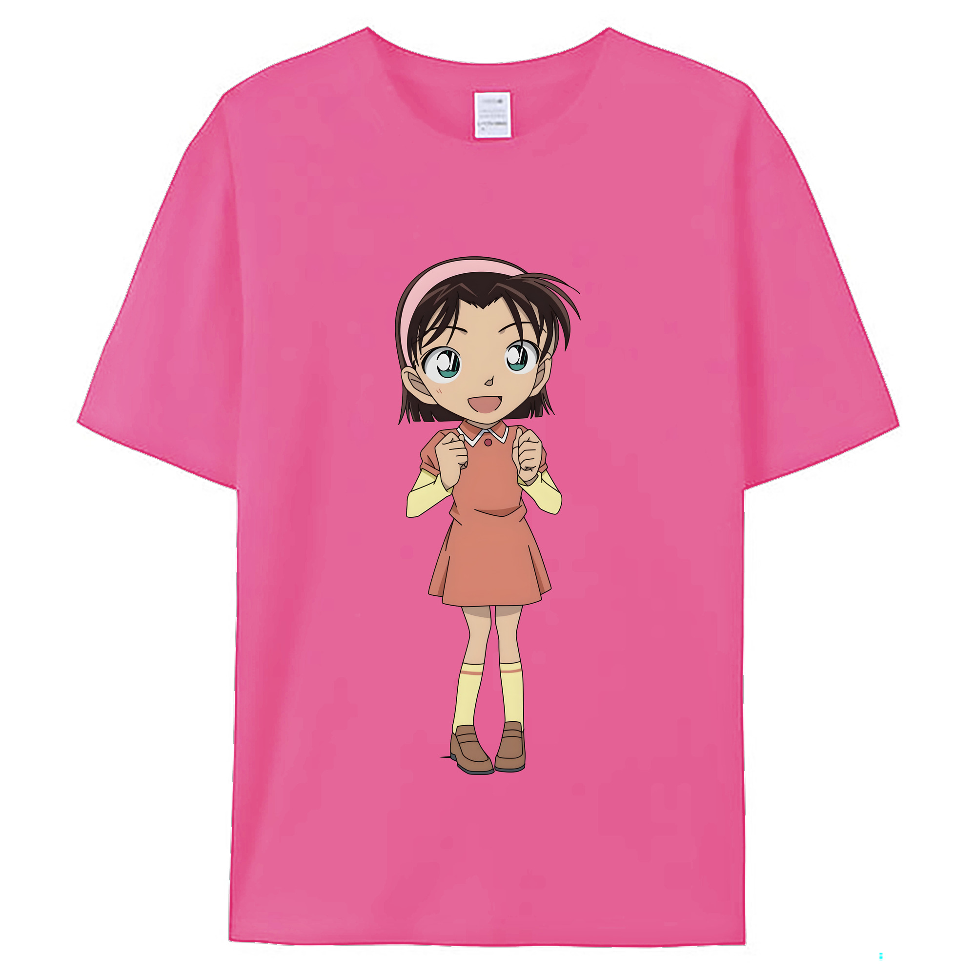 （画像用） 名探偵コナン 吉田 歩美 よしだ あゆみ Detective Conan my Yeager レディースカジュアルプリントTシャツ（綿100％）